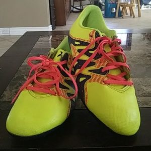 Adidas Neon Cleats